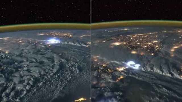 Уникално! Астронавт засне светкавици от Космоса (ВИДЕО)