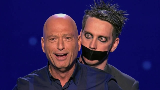 Tape Face - Strange Mime Uses Howie Mandel in Musical Act - America's Got Talent 2016