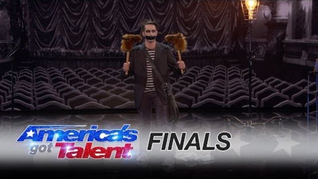 Tape Face: Creative Mime Puts a Toilet Seat on Mel B - America's Got Talent 2016