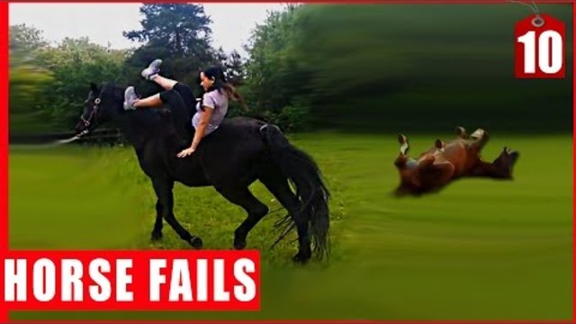 Funny Fall From Horse | Horse Falls Compilation | Смешные падения с лошадей