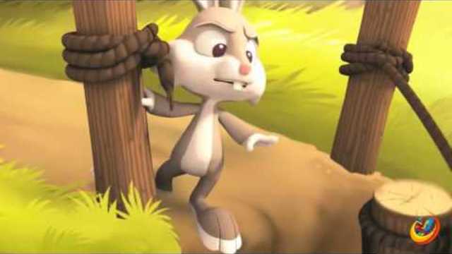 Funny анимационен филм за деца за животни Карикатури Cartoon около Elk и снежен човек