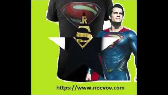 Superman Printed Plum Colour T Shirts