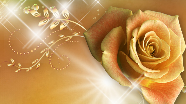 ¸.•♥*Обожавам жълти рози! ... (Enrique Chia music)  ...¸.•♥*