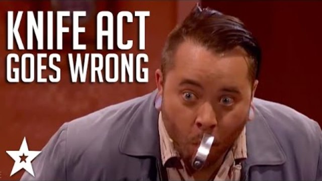 Ahh! Got Talent KNIFE ACT Goes Terribly Wrong! | Got Talent Global