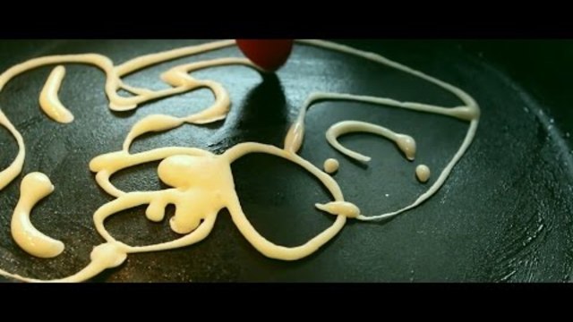 How to make drawn pancakes / Как да направим нарисувани палачинки (EN / RO Subs)
