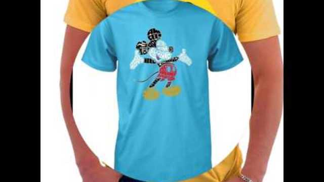 Mickey Mouse Navy Colour T Shirts