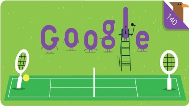 Празнуваме 140 години Уимбълдън (турнир) Wimbledon 2017 , Google Doodle