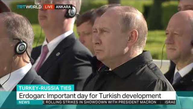 Ердоган посрещна Путин в Анкара днес /Erdogan says Akkuyu project important for Turkish development