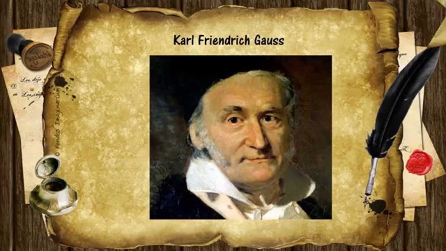 Вижте великият Карл Фридрих Гаус геният на математиката Johann Carl Friedrich Gauss