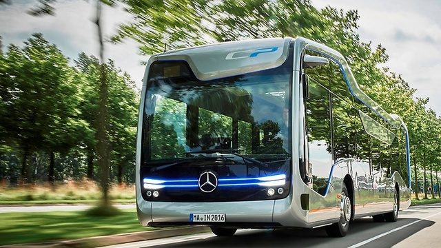 Невероятен! Вижте ето умен автобус 2018 г. Мерцедес-Бенц Mercedes-Benz Future Bus