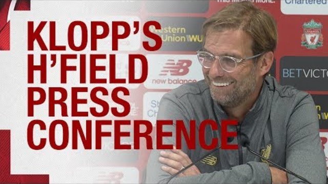Jürgen Klopp's pre-Huddersfield press conference