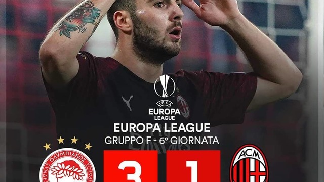 Олимпиакос - Милан 3:1 / Лига Европа