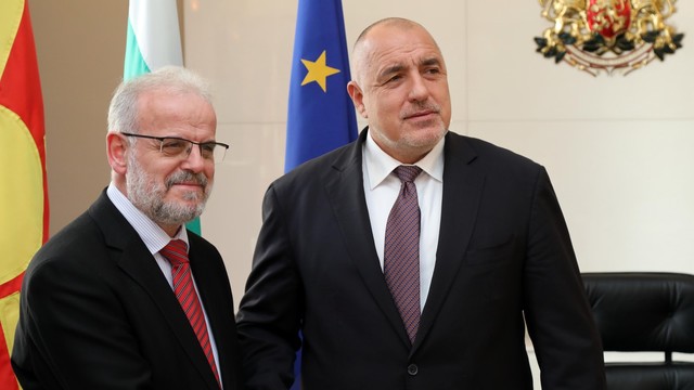 Бойко Борисов се срещна с Талат Джафери-  председател на парламента на Република Северна Македония