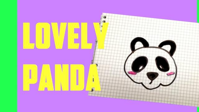 HOW TO DRAW A LOVELY PANDA SUPER EASY AND KAWAII EASY DRAWING by Devlin Fox