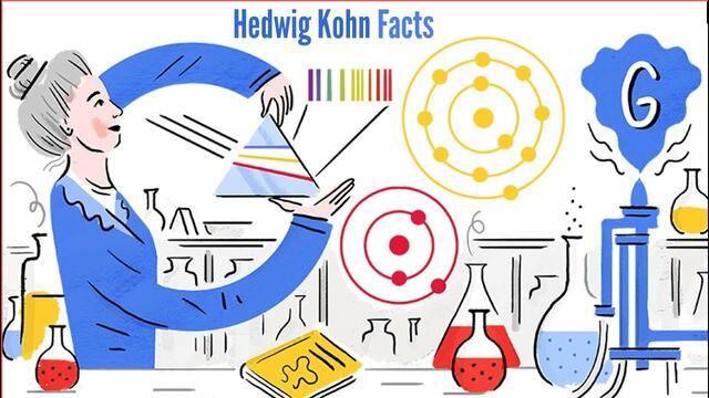 132 години от рождението на знаменитата физичка Хедвиг Кон отбелязваме с Гугъл Дудъл ,Хедвиг Кон Hedwig Kohn  Google Doodle
