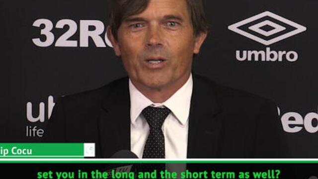 Finishing in the top six is not the only target - Cocu