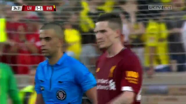 Хари Уилсън Гол - Ливърпул 1 - 1 Борусия Дортмунд (Пълно повторение)