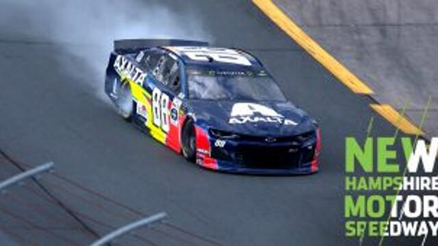 Боуман почива по време на квалификационната обиколка на Ню Хемпши