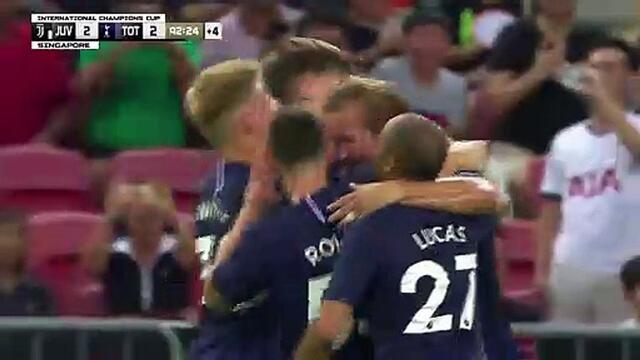 Клип на Кейн вкара от средата на линията срещу Юве