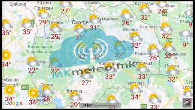 MK meteo 24.07.2019 времето денеска