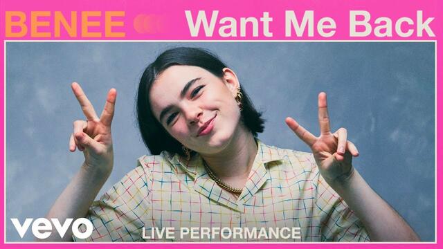 BENEE - “Want Me Back” Live Performance | Vevo
