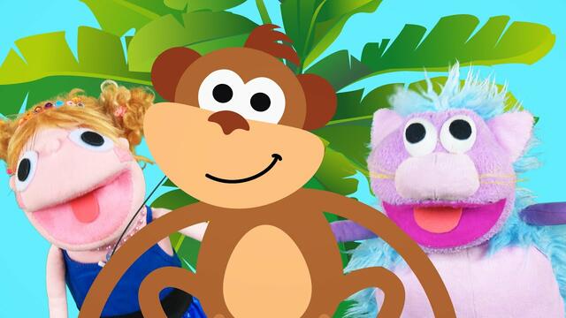 Opica | pesničky pre deti | Hanička a Murko | detská pesnička o opičke z džungle