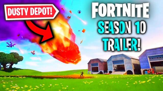 FORTNITE СЕЗОН 10 ТРЕЙЛЪР + ЛИЙКНАТ МАП