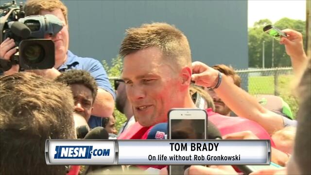 Том Брейди за живота без Роб Гронковски