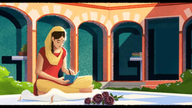Амрита Притам Amrita Pritam | Today's Google Doodle celebrates Амрита Притам