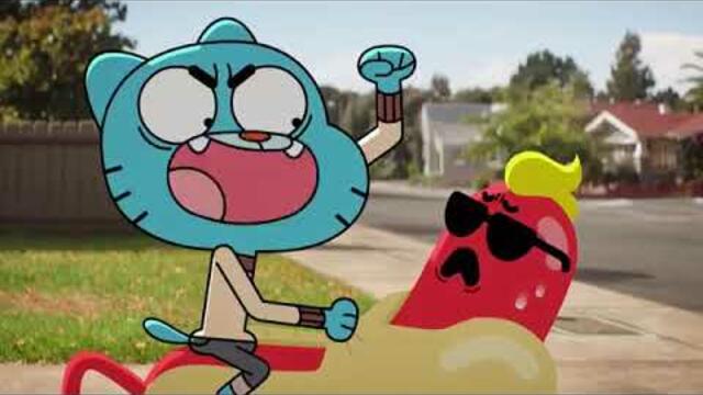 Невероятния свят на Гъмбол The Cringe бг аудио