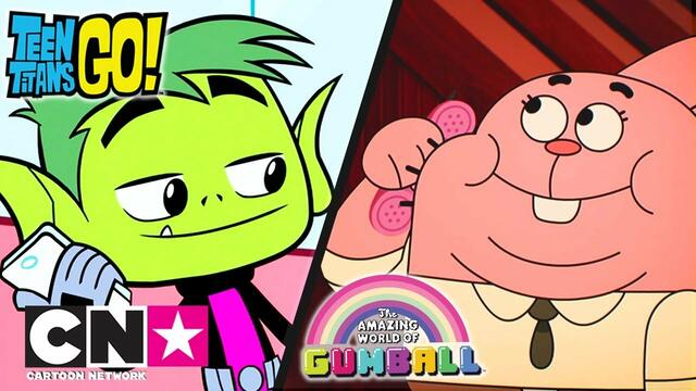 Невероятният свят на Гъмбол + Малки титани: в готовност! | Поръчка за пица | Cartoon Network