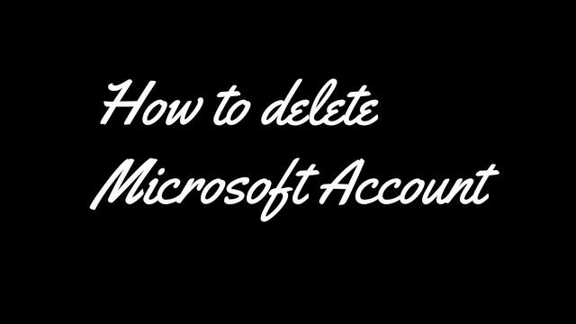 DekoTV - How to delete MIcrosoft account