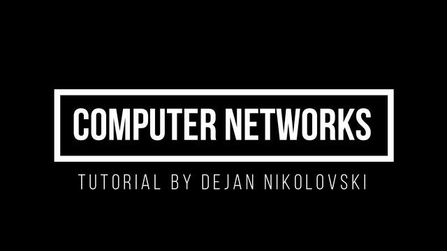 DekoTV - Computer Networks - Itroduction