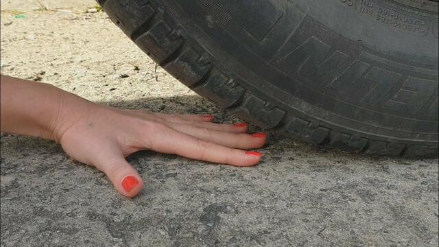 Crushing Crunchy & Soft Things by Car! EXPERIMENT HAND VS CAR and more by Max Eddykin
