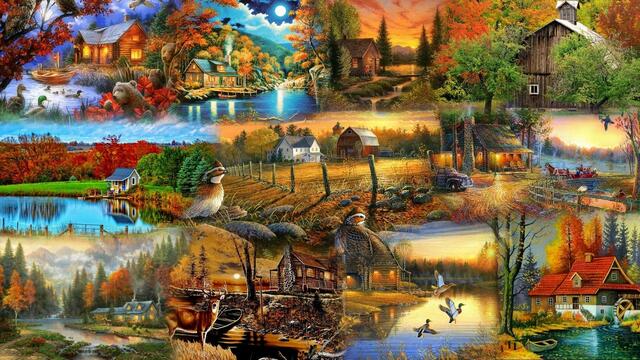 🎨  Есен във фермата  - (painting) 🎨