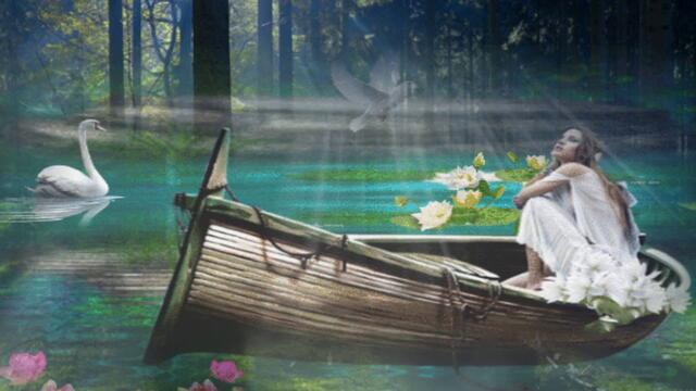 За синими туманами.