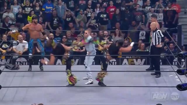 Бест Френдс (Чък Тейлър и Трент Берета) срещу Йънг Бъкс (Мат и Ник Джаксън) - (AEW: Сряда Вечер Динамит #4)
