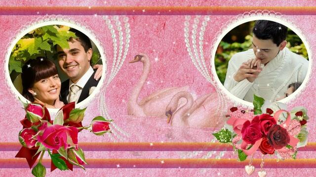 Розовая свадьба