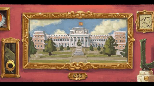 Google Doodle celebrates 200th Anniversary of Museo del Prado! 200 години от създаването на музея „Прадо“