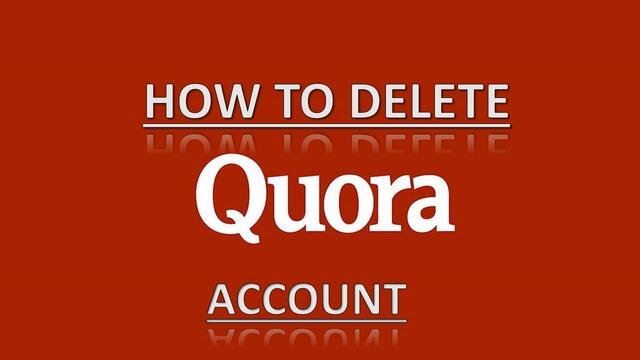 DekoTV - How to delete Quora account