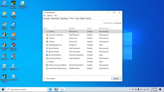 DekoTV - Дејан Николовски - Искклучување и исклучување на Startup процеси во Windows 10