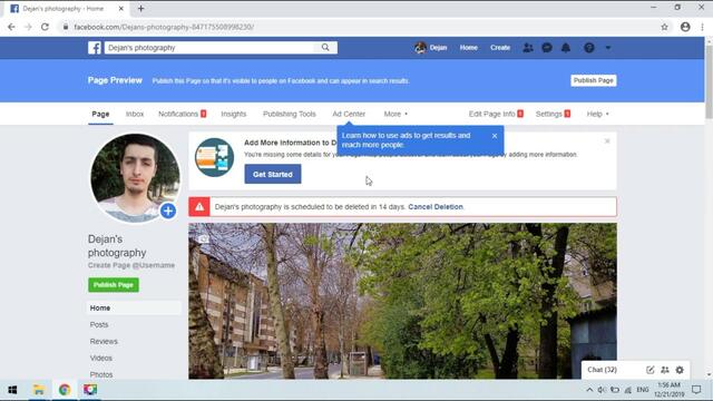 DekoTV  -  How to delete Facebook page / Како да избришите Facebook страница