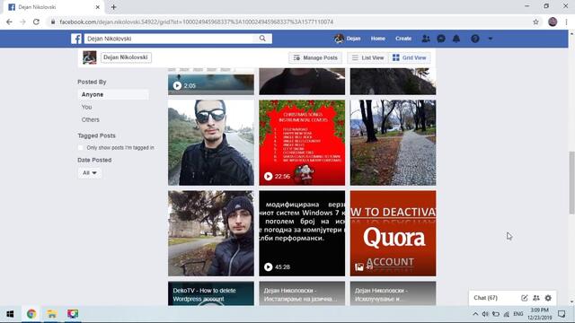 DekoTv   Facebook Grid View