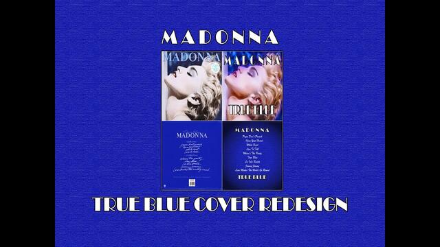 DekoTV - Madonna True Blue Cover Redesign