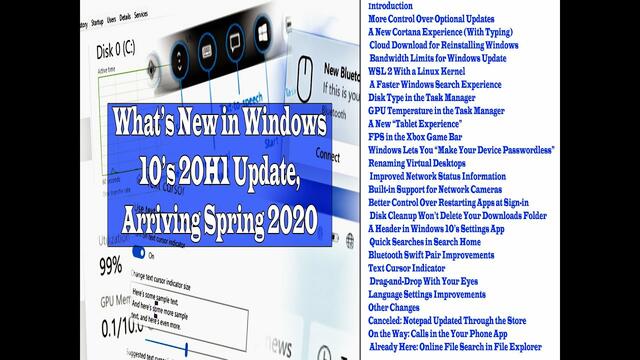 DekoTV - What’s New in Windows 10’s 20H1 Update, Arriving Spring 2020