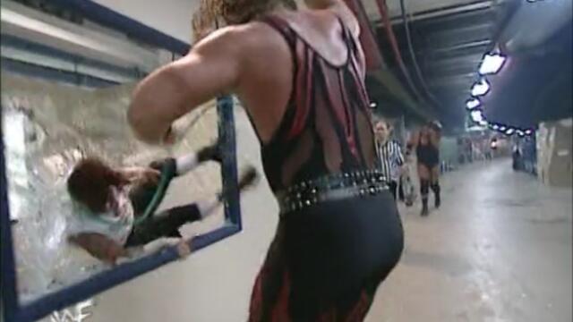 Kane vs Raven vs Big Show (WWF Hardcore Championship)