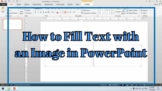 DekoTV - How to Fill Text with an Image in PowerPoint