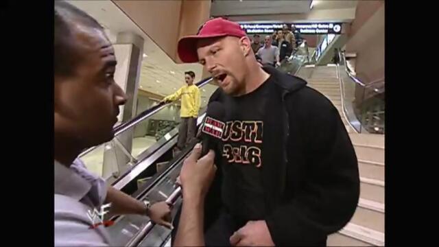 Stone Cold airport (Raw 19.03.2001)