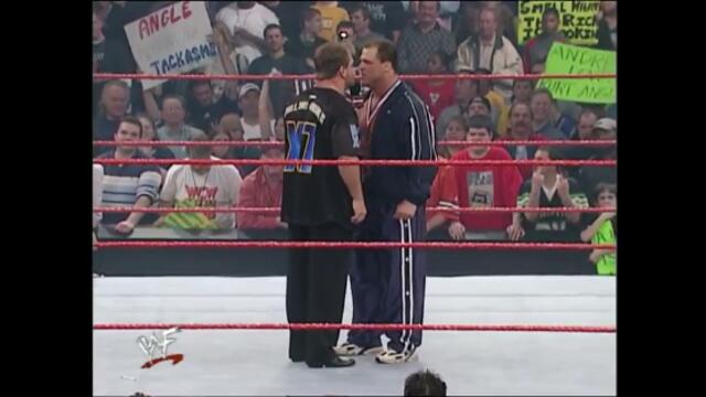Kurt Angle segment Chris Benoit (Raw 26.03.2001)