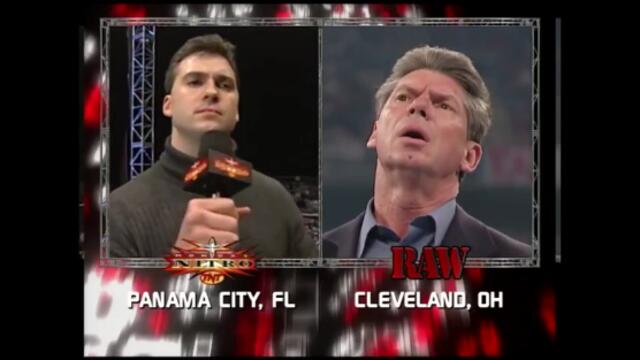 Vince McMahon,Shane McMahon  owner, beginning the Invasion storyline...